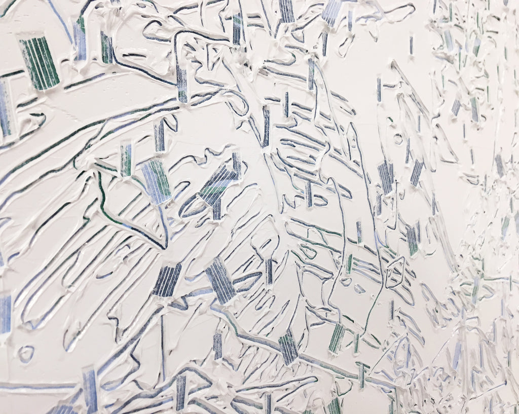 Painting by Blake Aaseby titled "Arboreta" - 4.