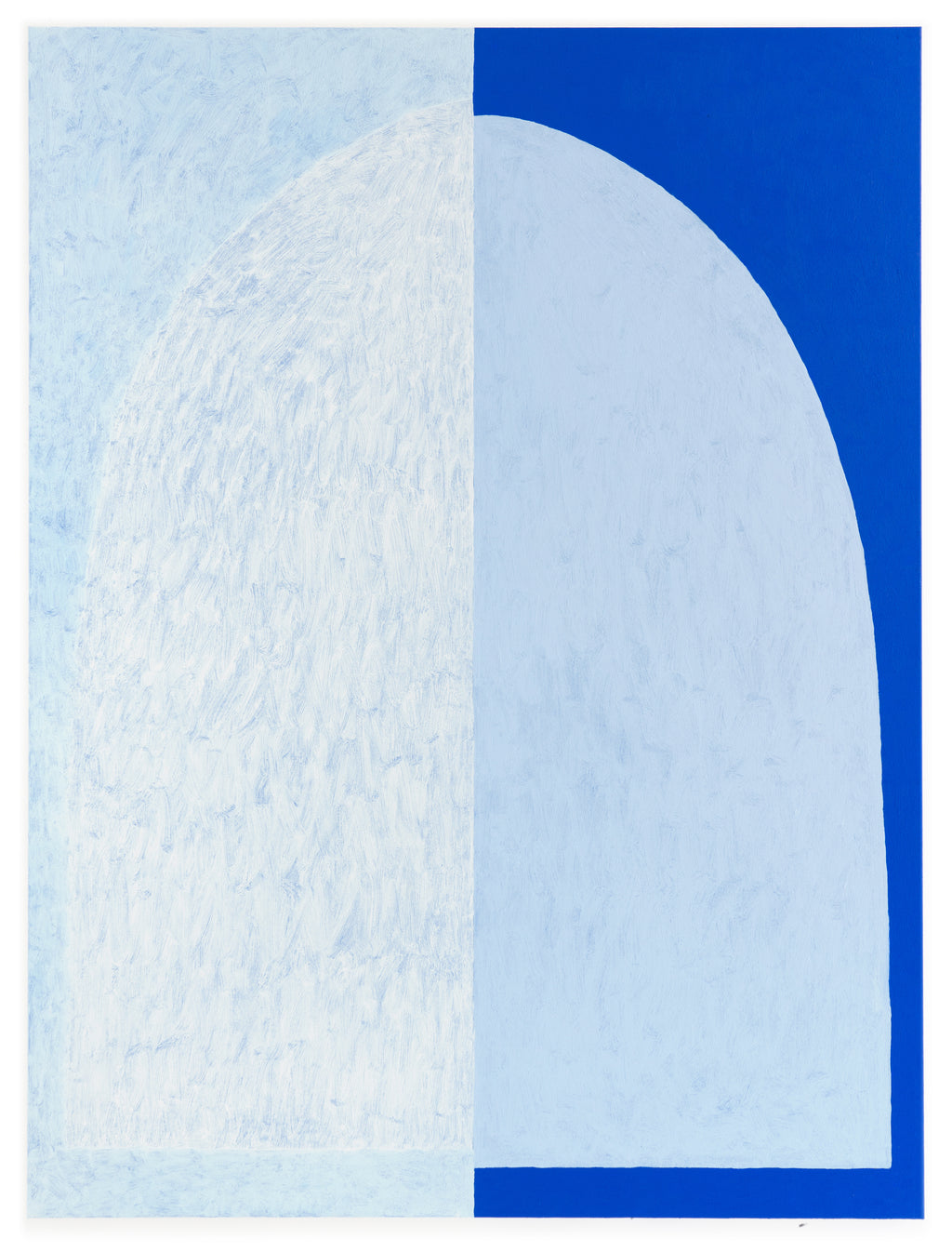 Painting by Aschely Vaughan Cone titled "Blue Arch in White Fog" - 2.