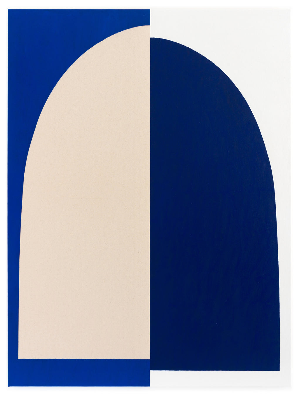 Painting by Aschely Vaughan Cone titled "Double Blue Arch Doublet in White Light" - 2.