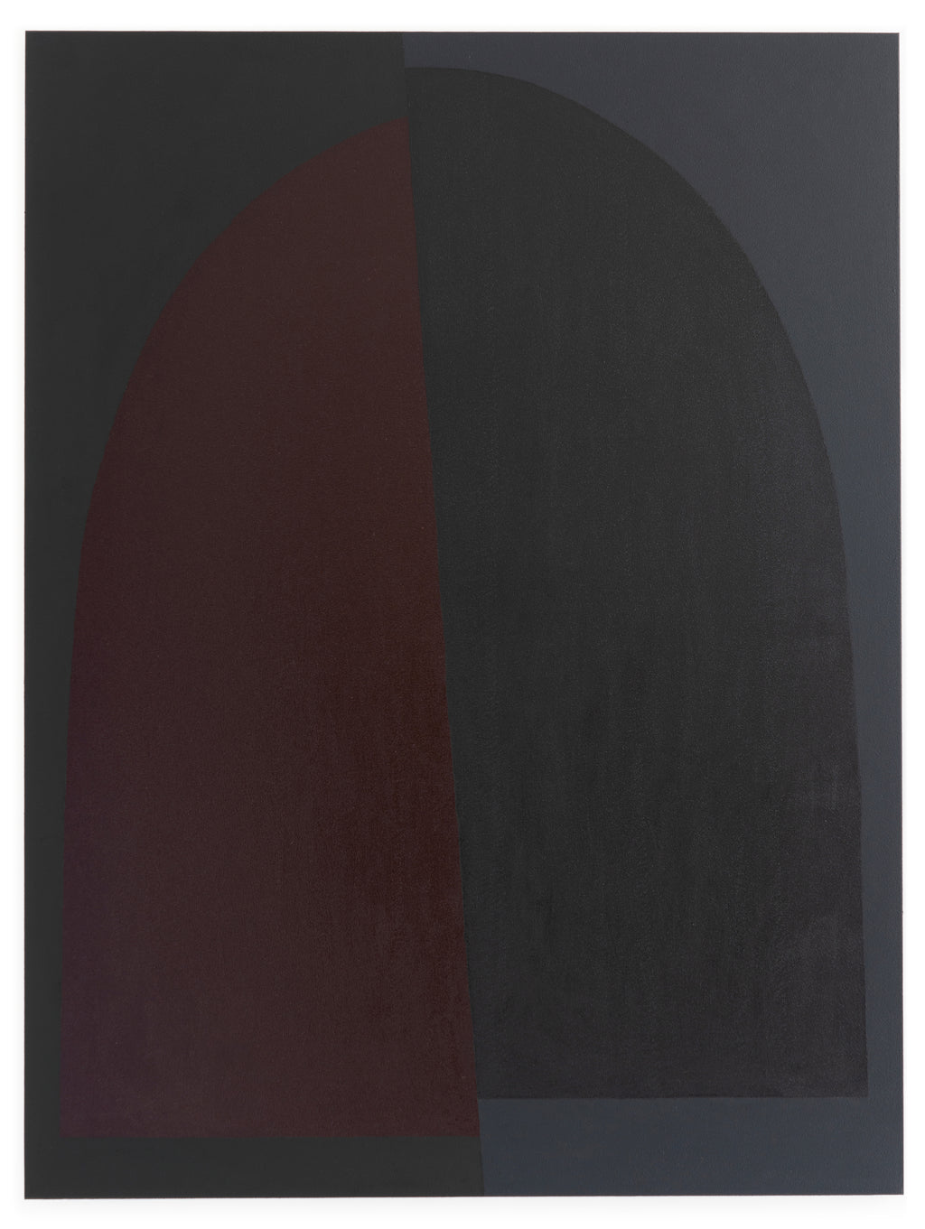 Painting by Aschely Vaughan Cone titled "Grey Arch at Night in Red Light II" - 2.