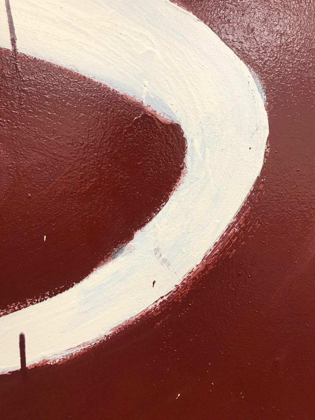 Painting by Aschely Vaughan Cone titled "Nested Arcs in Red Dirt" - 7.