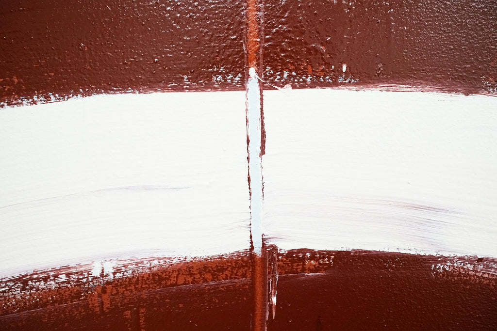 Painting by Aschely Vaughan Cone titled "Nested Arcs in Red Dirt" - 3.
