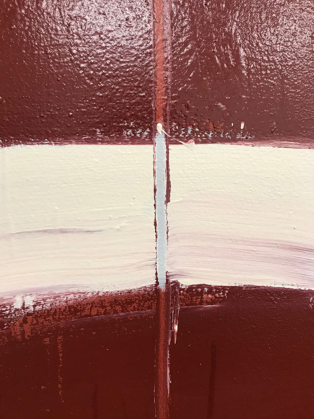 Painting by Aschely Vaughan Cone titled "Nested Arcs in Red Dirt" - 5.