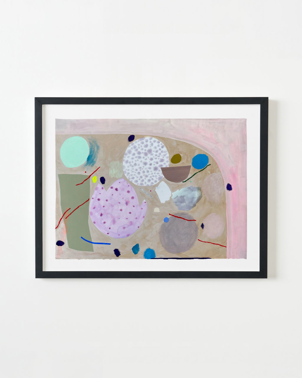 Painting by Ashely Peifer titled "contained chaos (a self portrait)" - 4.