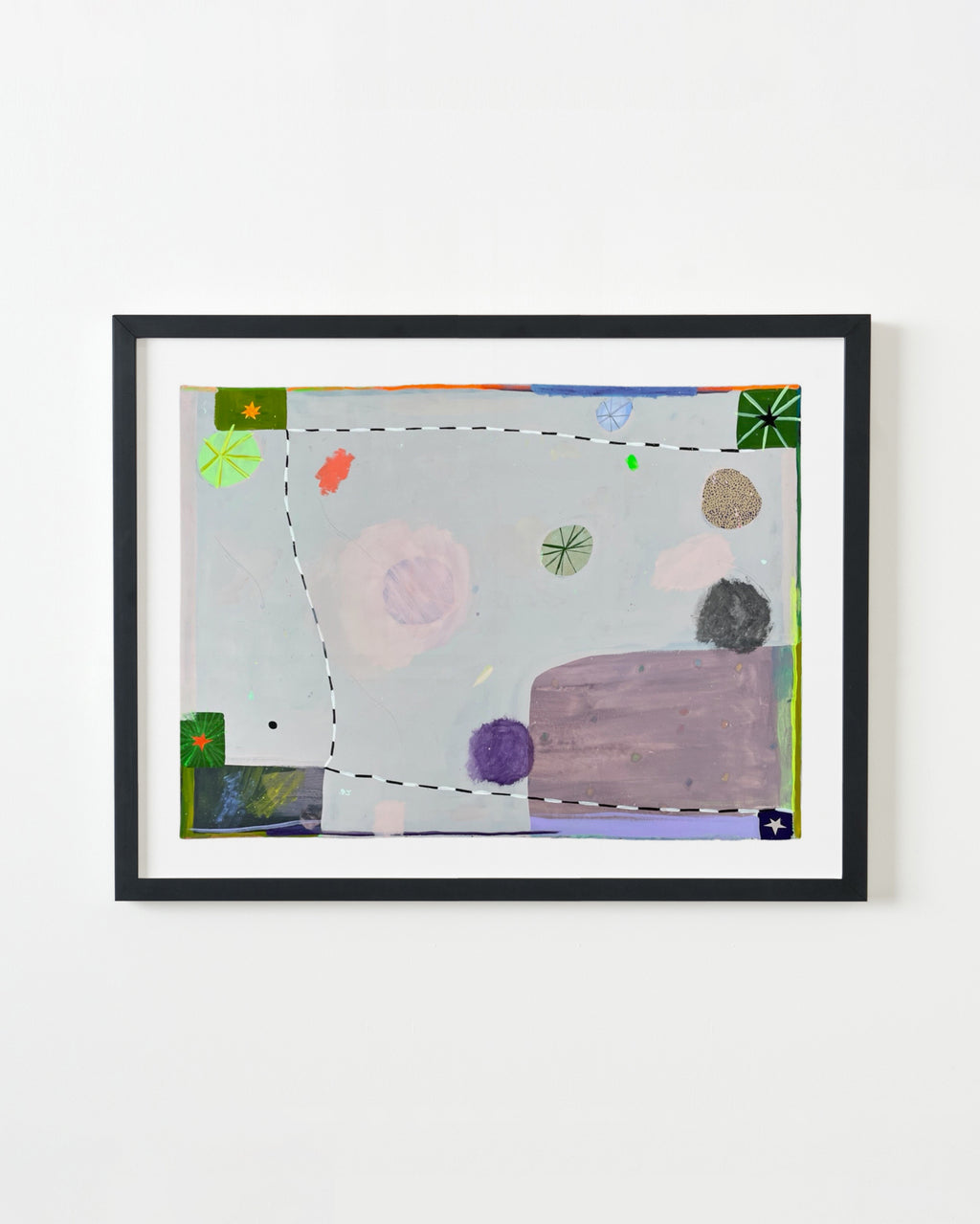 Painting by Ashely Peifer titled "freak flags" - 4.