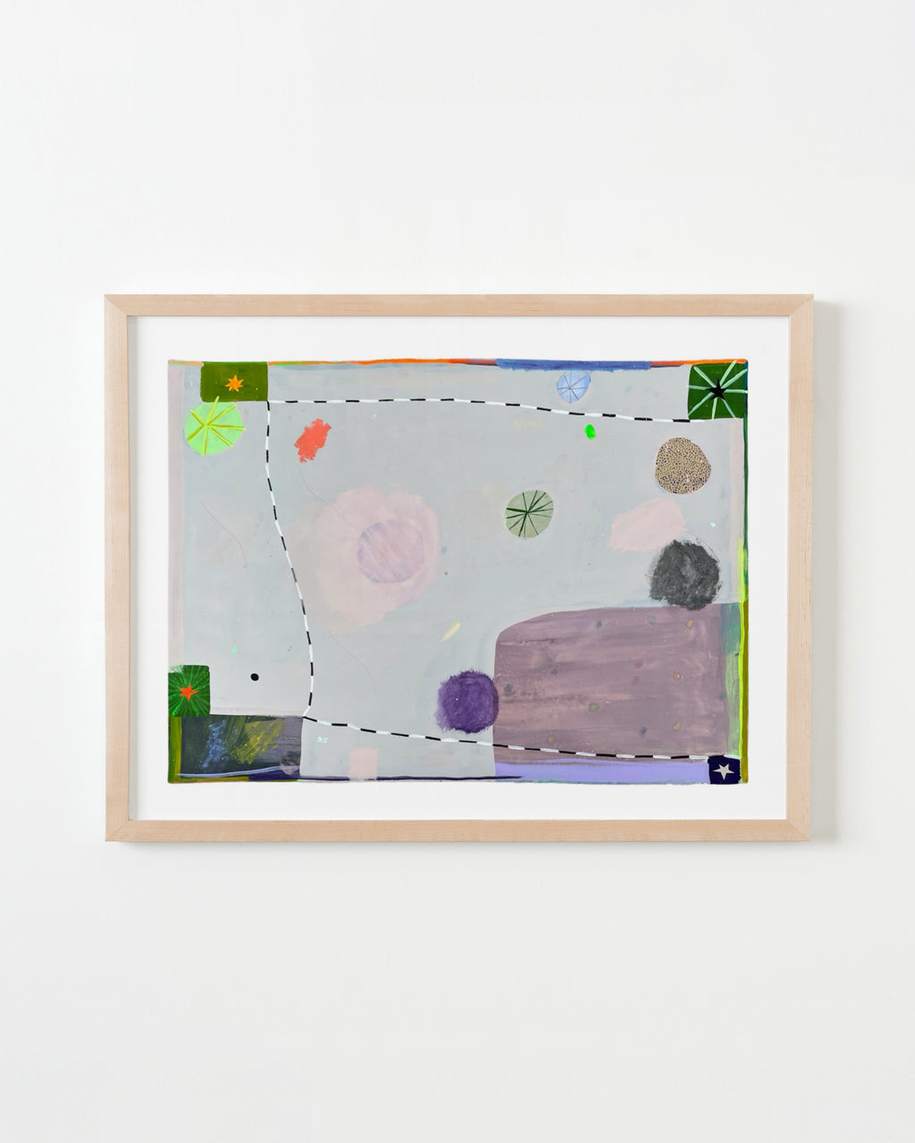 Painting by Ashely Peifer titled "freak flags" - 3.