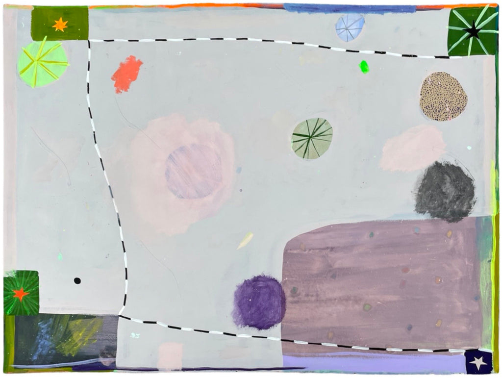 Painting by Ashely Peifer titled "freak flags" - 2.