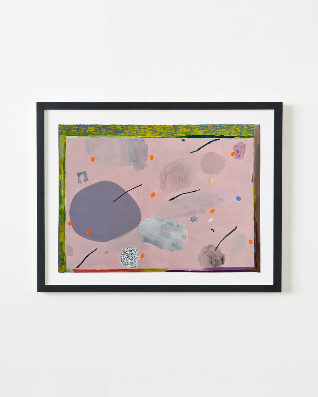 Painting by Ashely Peifer titled "i spy with my googly eye" - 4.