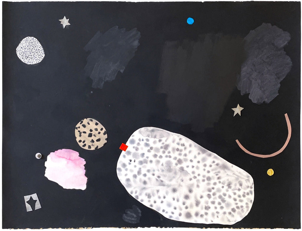 Painting by Ashely Peifer titled "night olive" - 2.