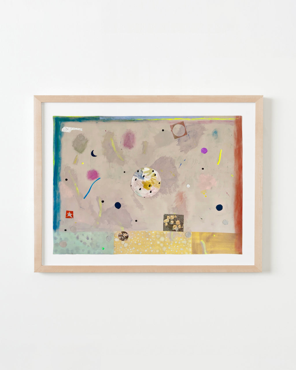 Painting by Ashely Peifer titled "plans for the garden" - 3.