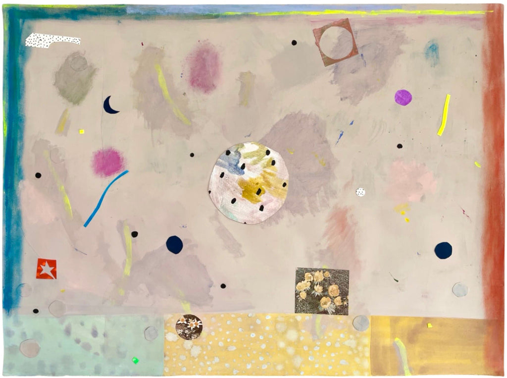 Painting by Ashely Peifer titled "plans for the garden" - 2.