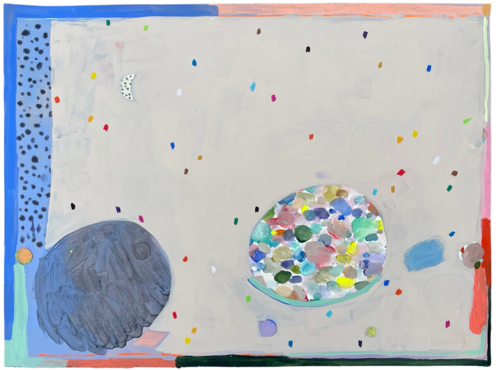 Painting by Ashely Peifer titled "shadow self" - 2.