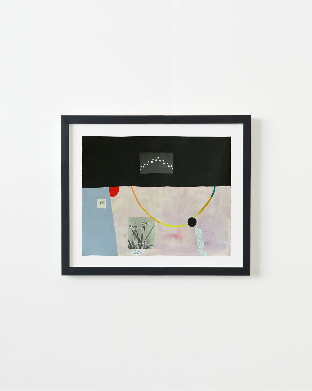 Painting by Ashely Peifer titled "WOW / MOM" - 4.