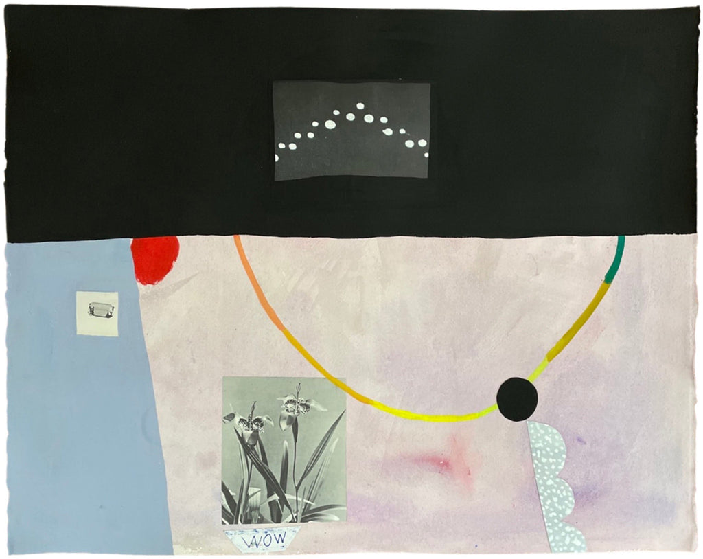 Painting by Ashely Peifer titled "WOW / MOM" - 2.