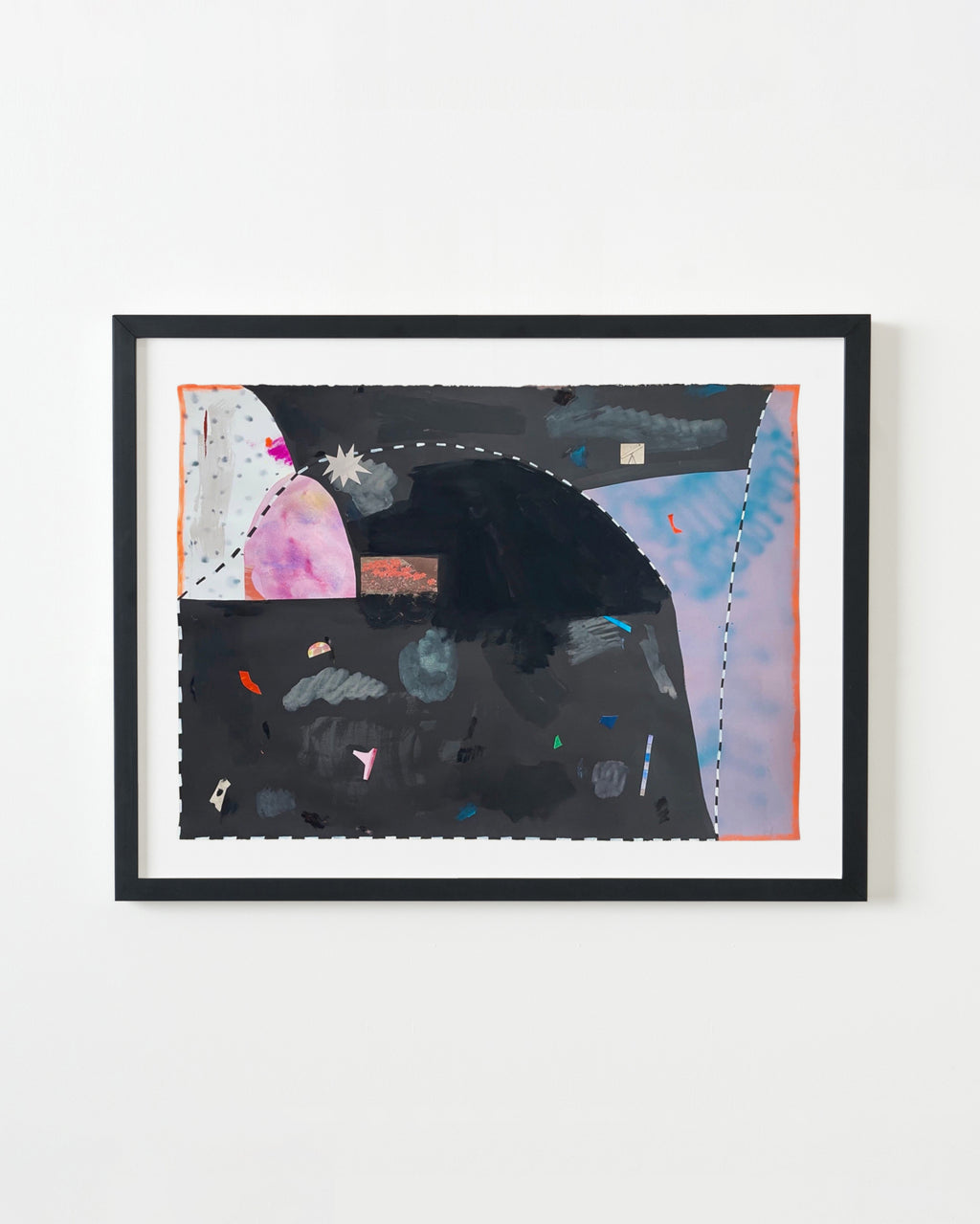 Painting by Ashely Peifer titled "wrangled and tossed" - 4.