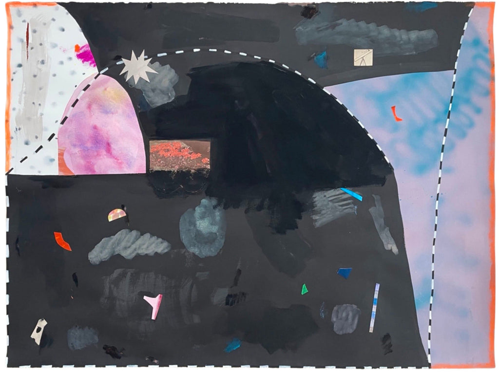 Painting by Ashely Peifer titled "wrangled and tossed" - 2.