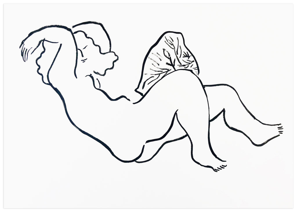Drawing by Ba Ousmane titled "Gravité" - 2.