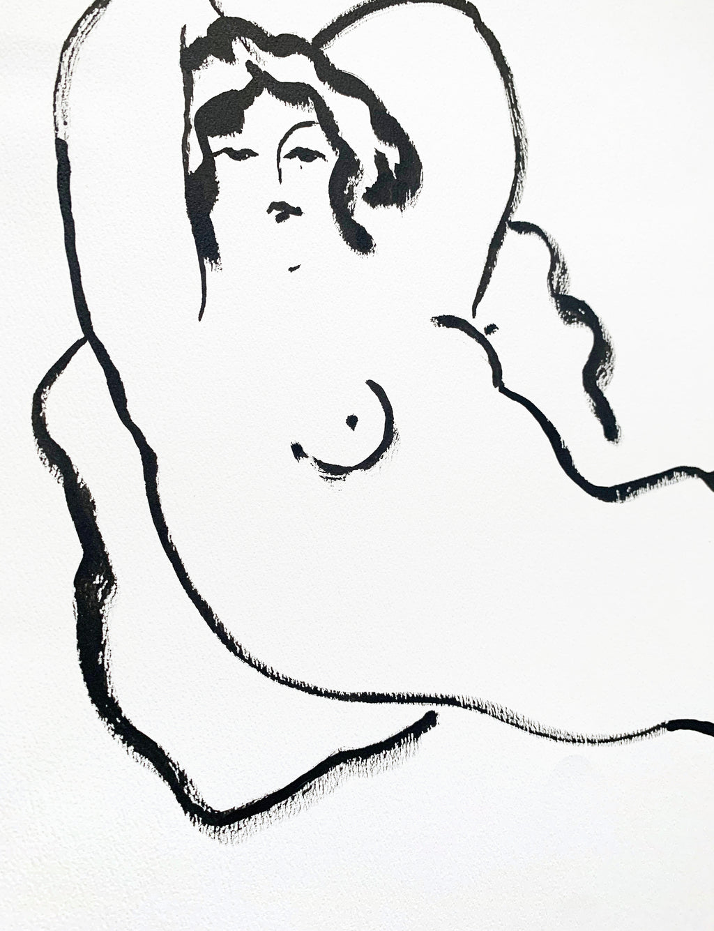 Drawing by Ba Ousmane titled "Le coussin" - 3.