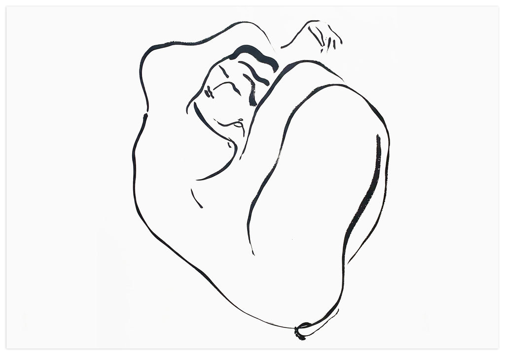 Drawing by Ba Ousmane titled "Ondine" - 2.