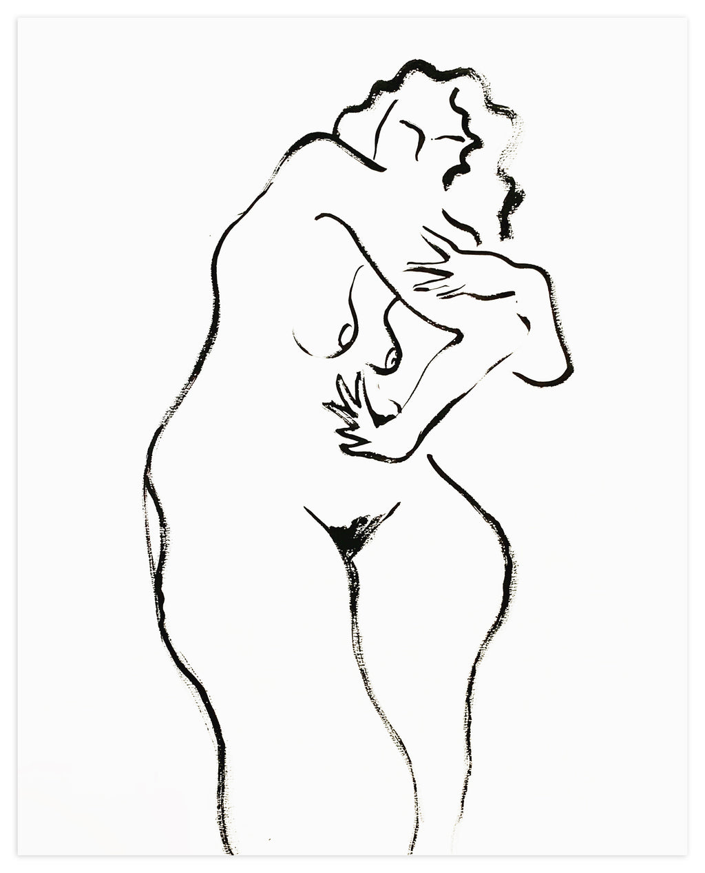 Drawing by Ba Ousmane titled "Vénus fort" - 2.