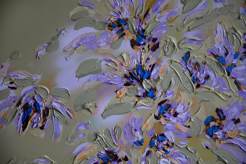 Painting by Erin Lynn Welsh titled "Botany Mono 84" - 3.