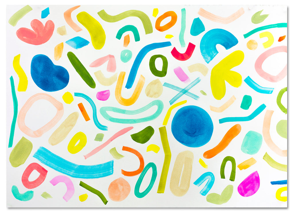 Painting by Britt Bass titled "Matisse Mural 2" - 2.