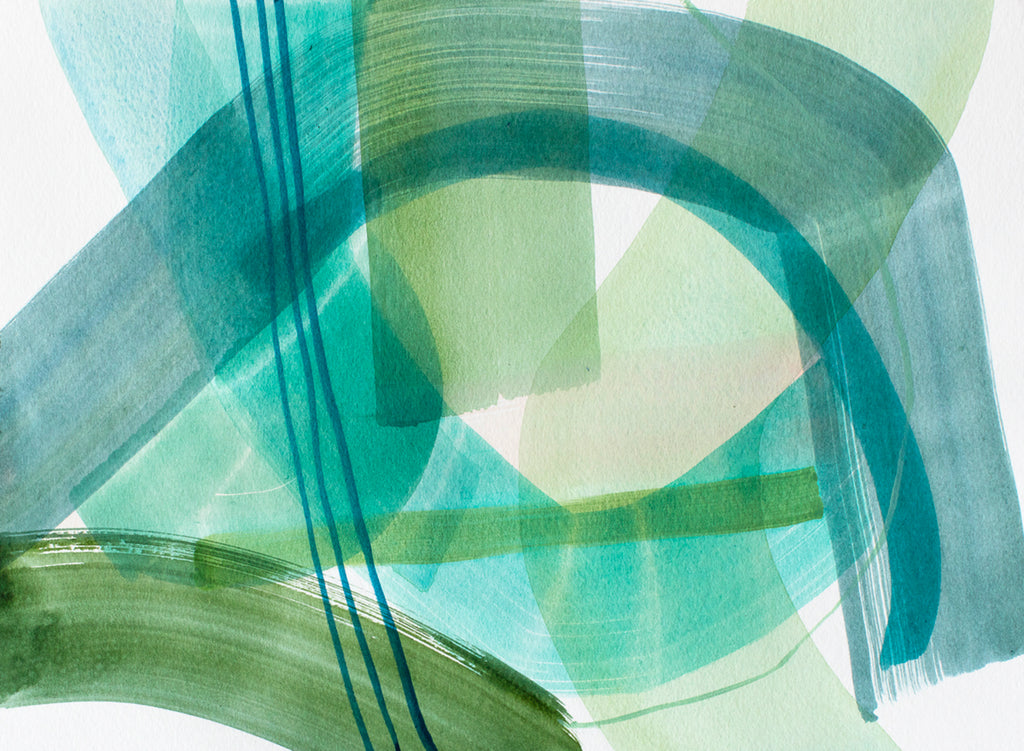 Painting by Britt Bass titled "Untitled 2" - 2.