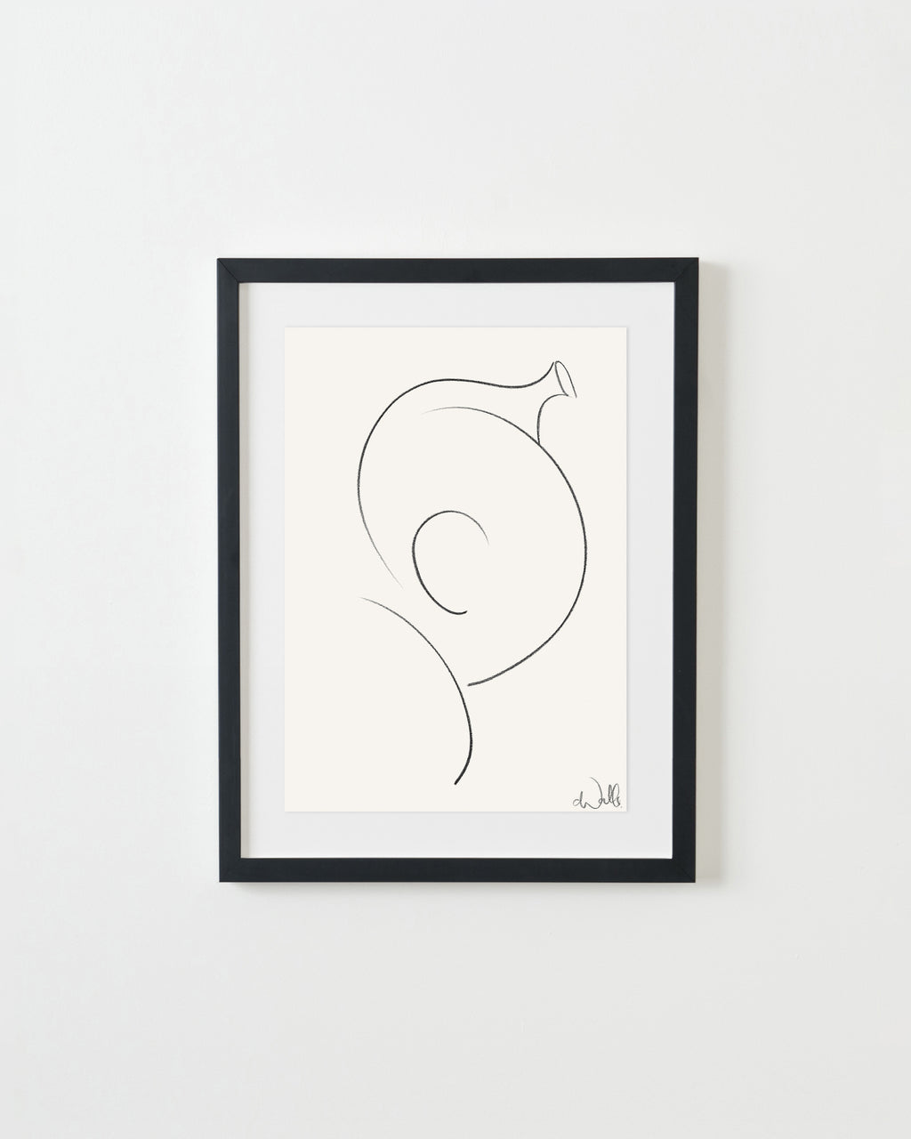 Drawing by Caroline Walls titled "Wall to Wall" - 3.