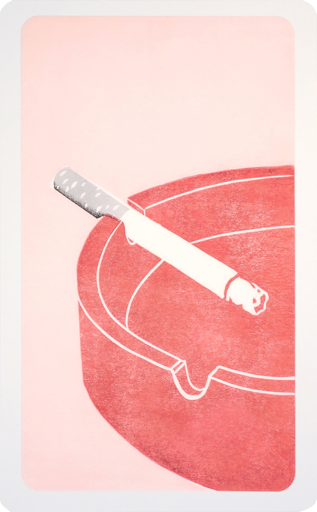 Print by Langdon Graves titled "Cigarette" - 2.