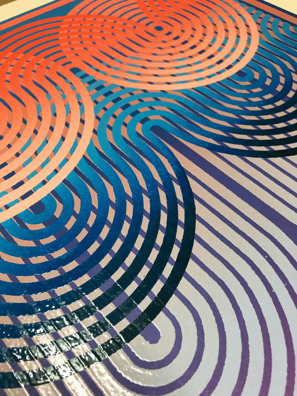 Print by Matt Neuman titled "Coils 6" - 5.