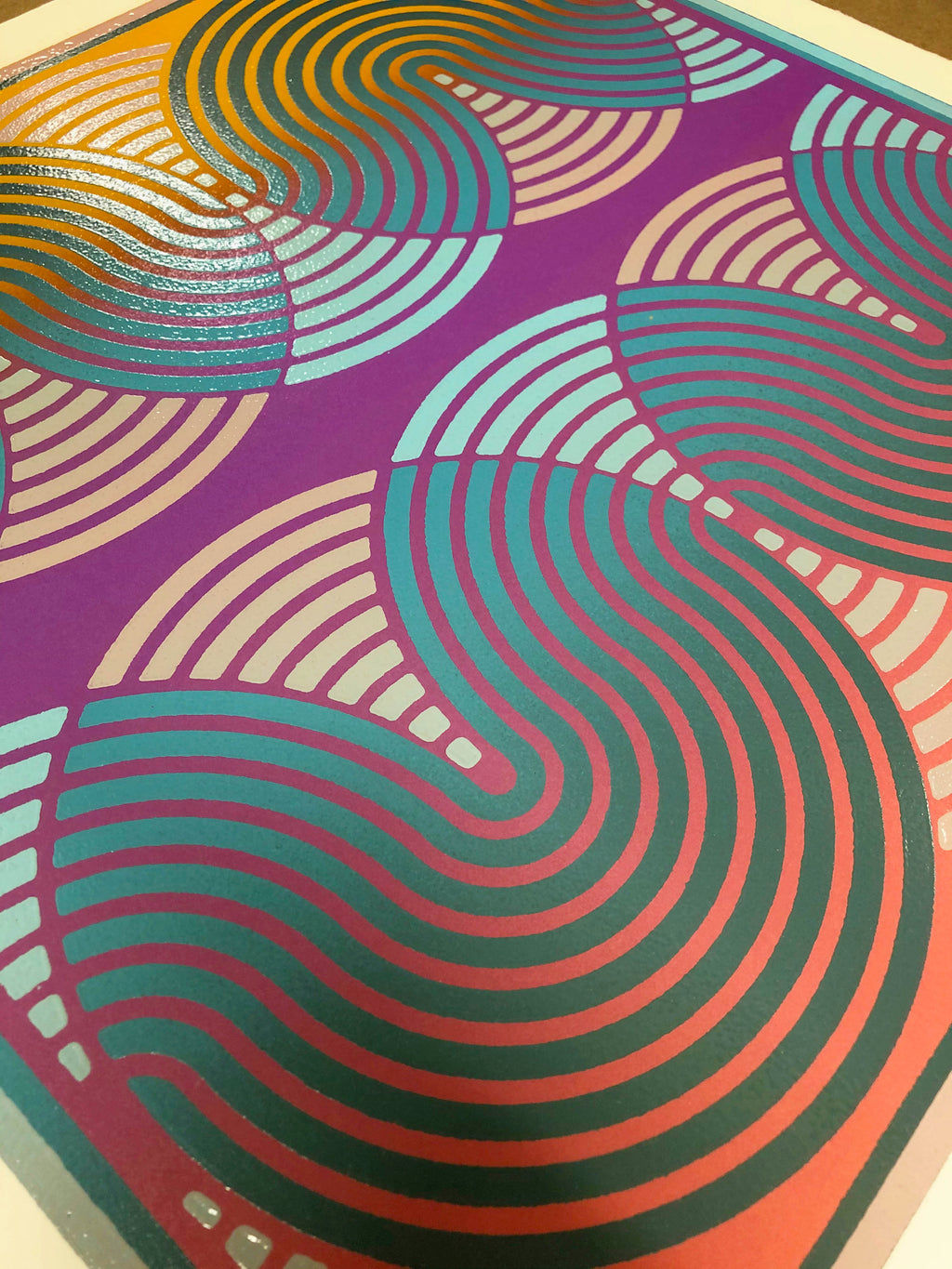 Print by Matt Neuman titled "Coils 7" - 3.