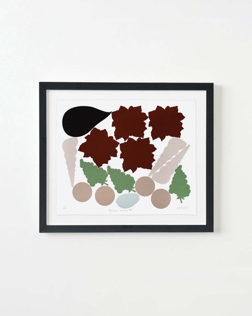 Print by Damien Davis titled "Blackamoors V-Carve #6" - 3.