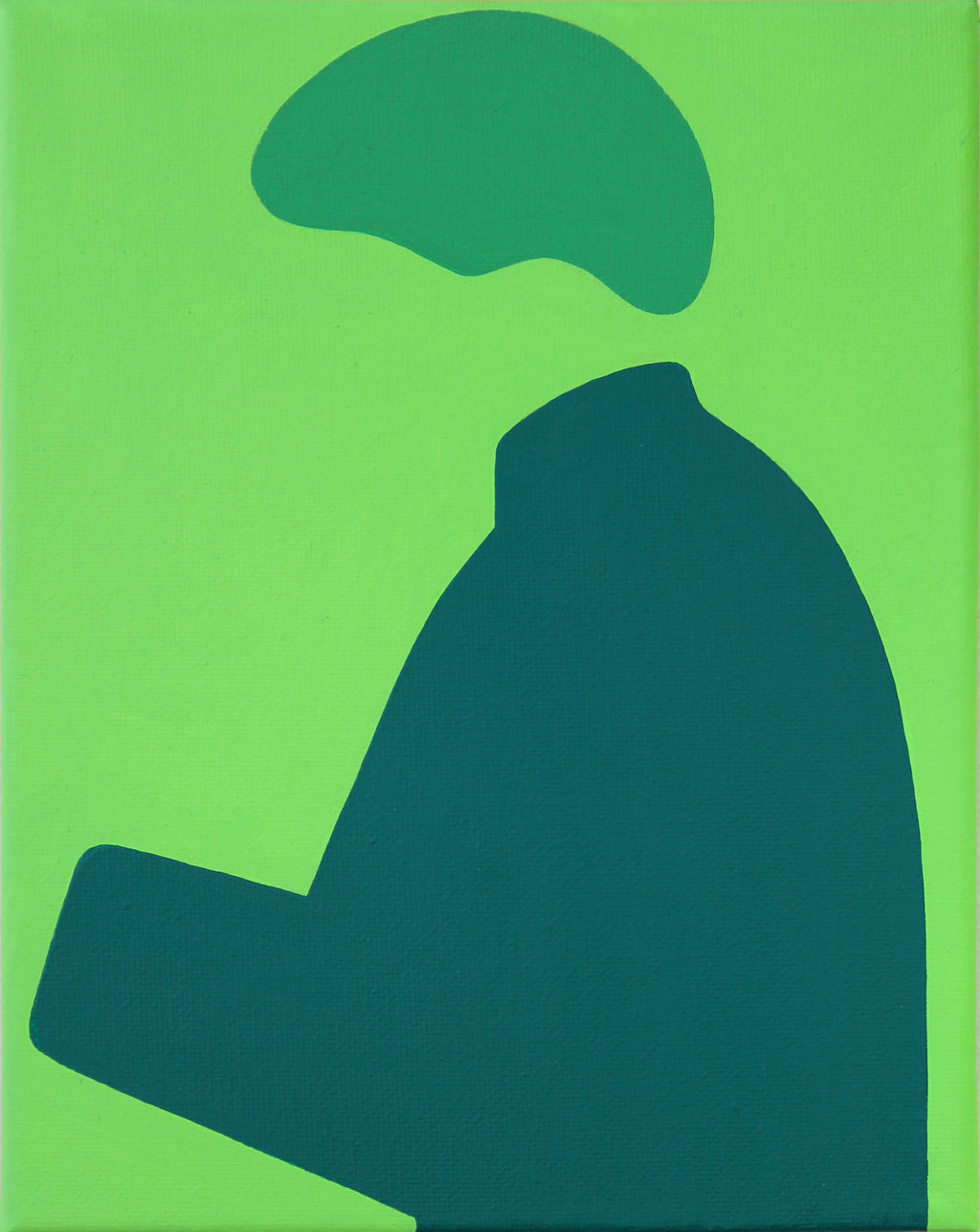 Painting by Dana Bell titled "About As Much Effect As A Hot Foot 2" - 2.