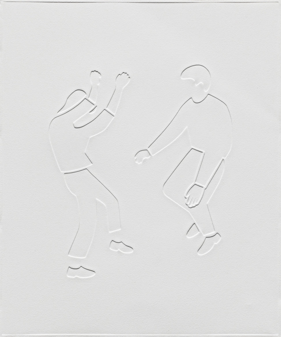 Print by Dana Bell titled "Dance with Arms Up" - 2.