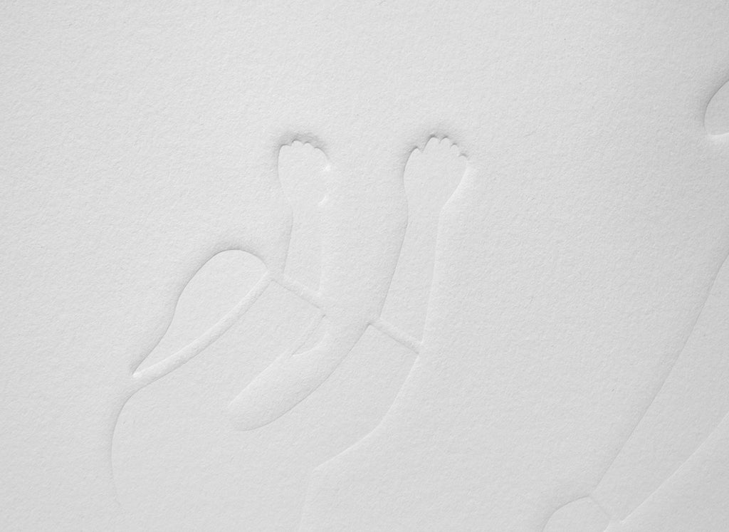 Print by Dana Bell titled "Dancing Across The Room" - 7.