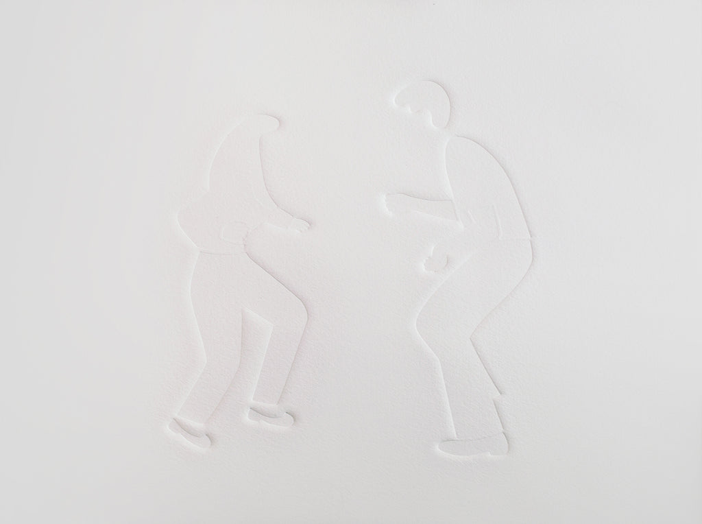 Print by Dana Bell titled "Dancing Across The Room" - 2.