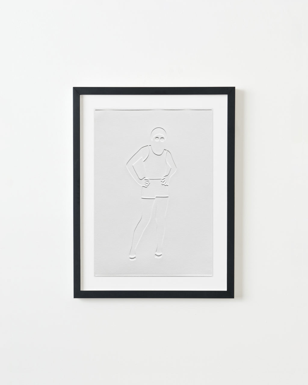 Print by Dana Bell titled "Hands on Hips, Looking Forward" - 3.