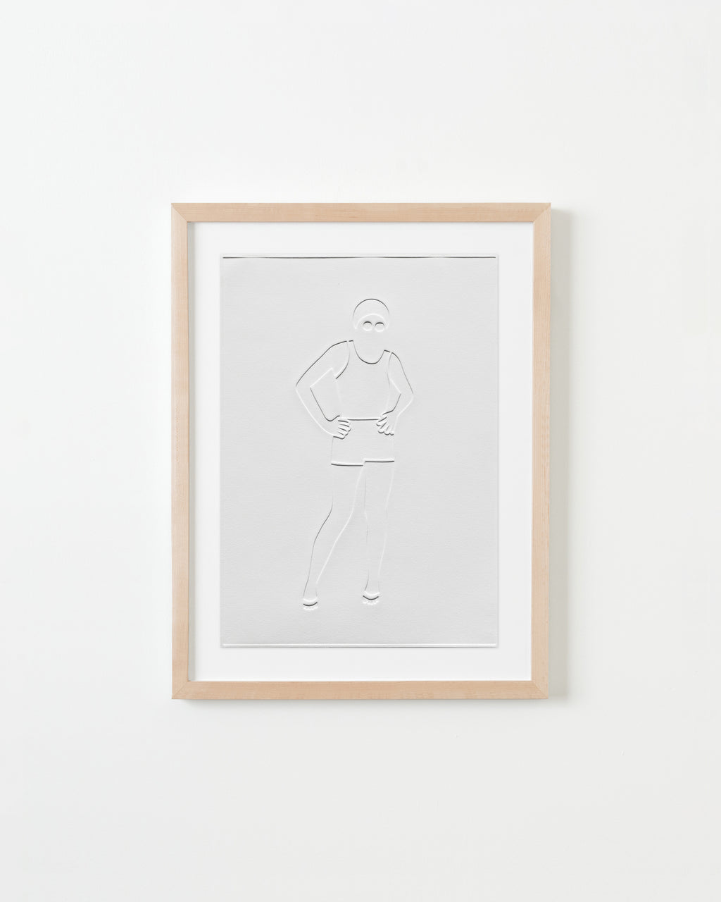 Print by Dana Bell titled "Hands on Hips, Looking Forward" - 4.