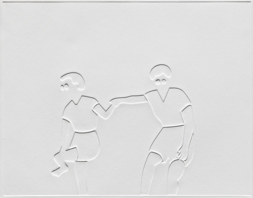 Print by Dana Bell titled "Holding Hands, Standing in Water" - 3.