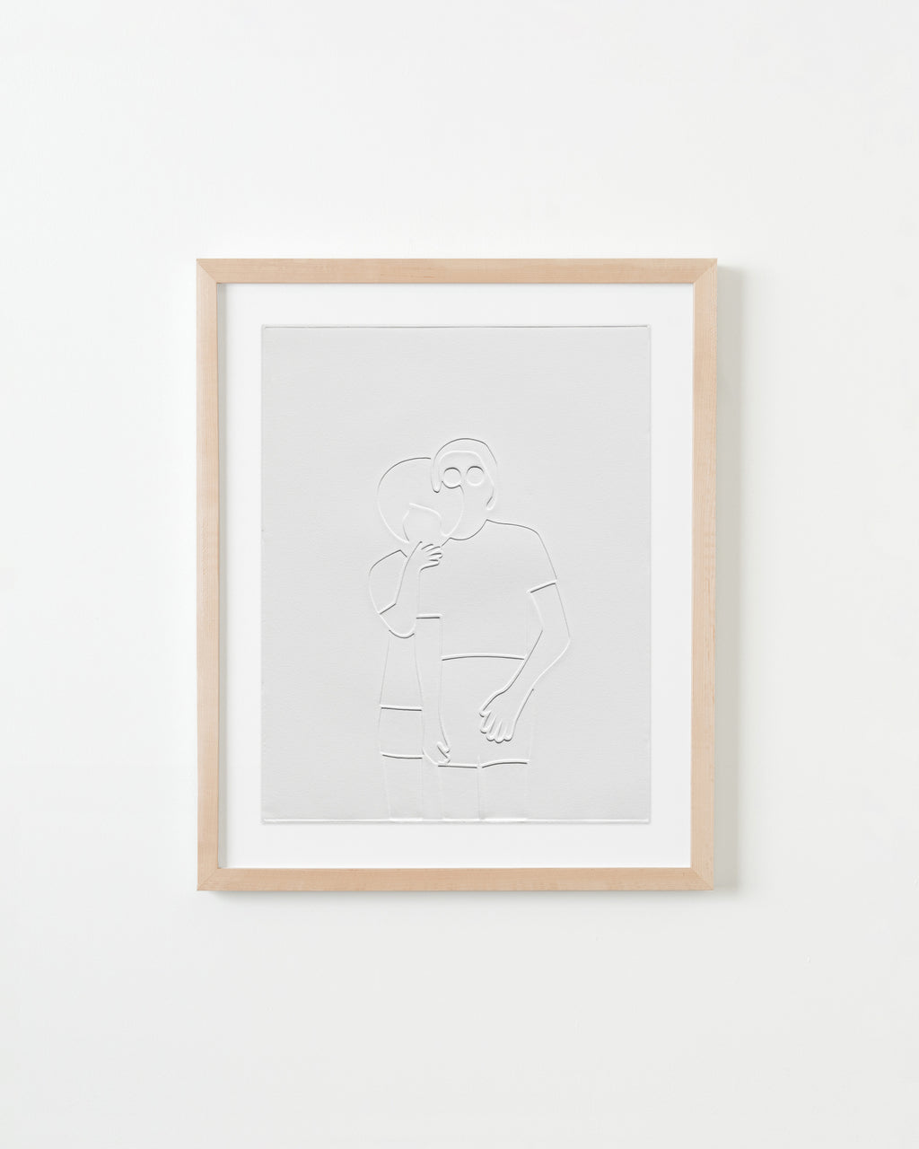 Print by Dana Bell titled "Hug From Behind" - 4.