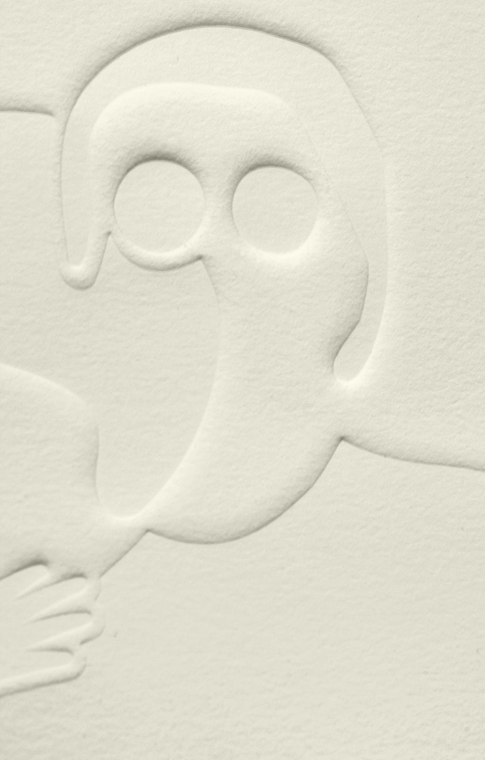 Print by Dana Bell titled "Hug From Behind (Cream)" - 5.