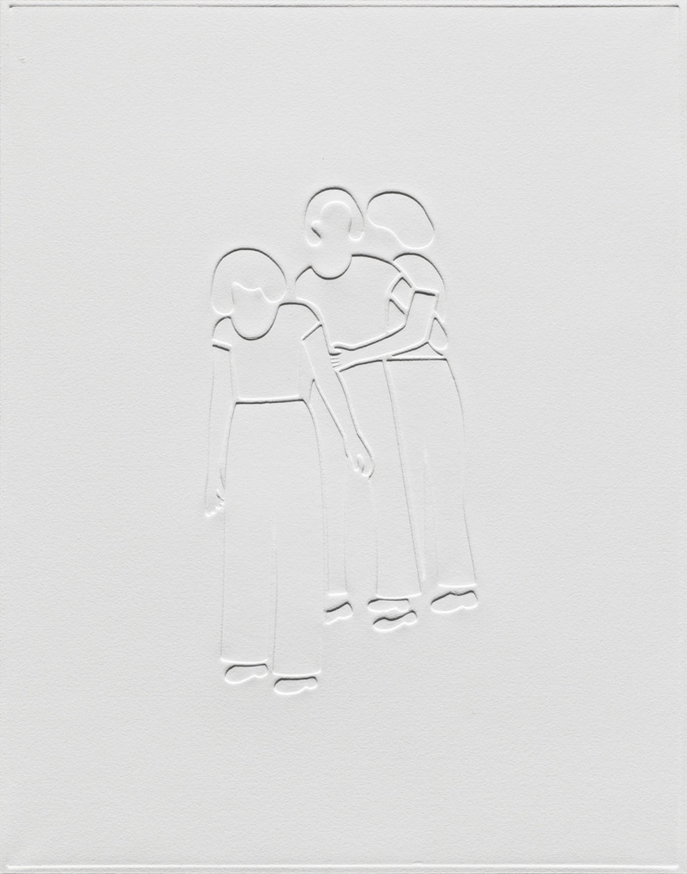 Print by Dana Bell titled "Three Entangle" - 3.