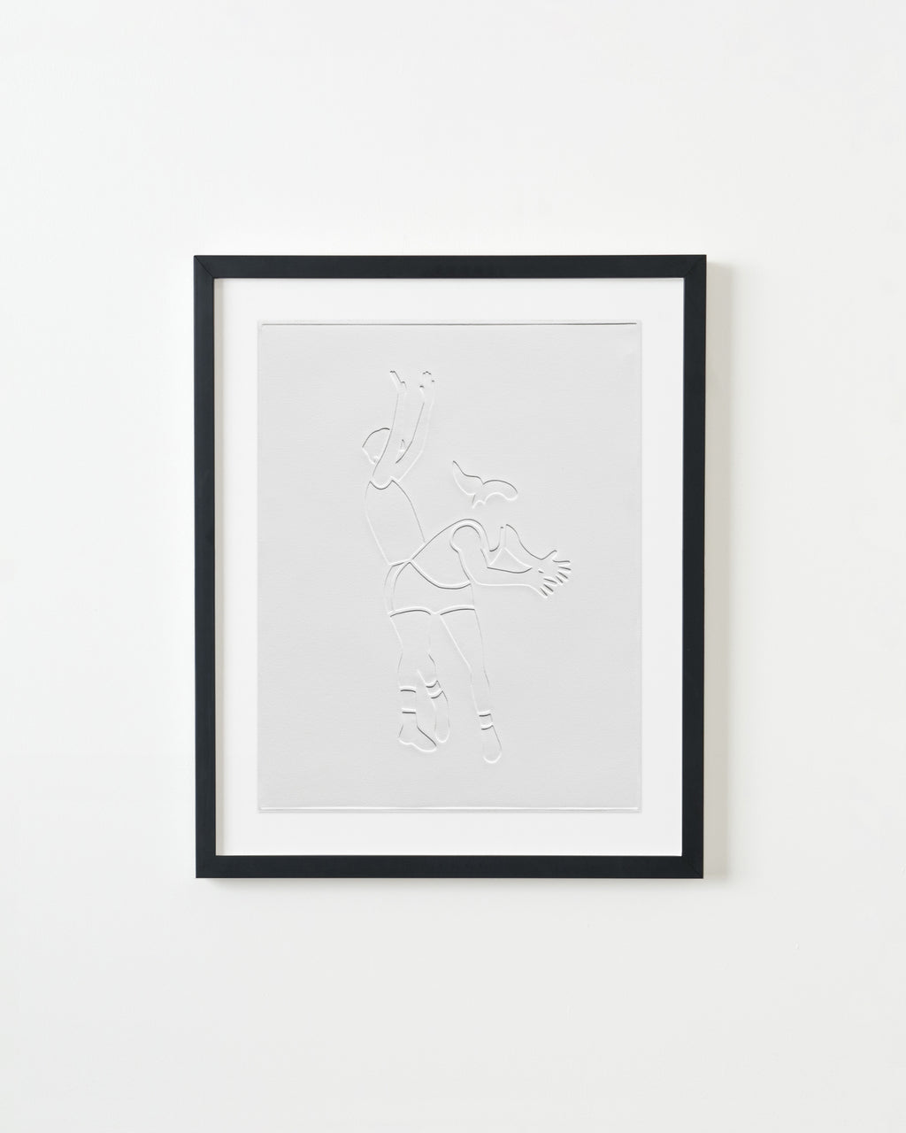 Print by Dana Bell titled "Two Play Basketball" - 3.