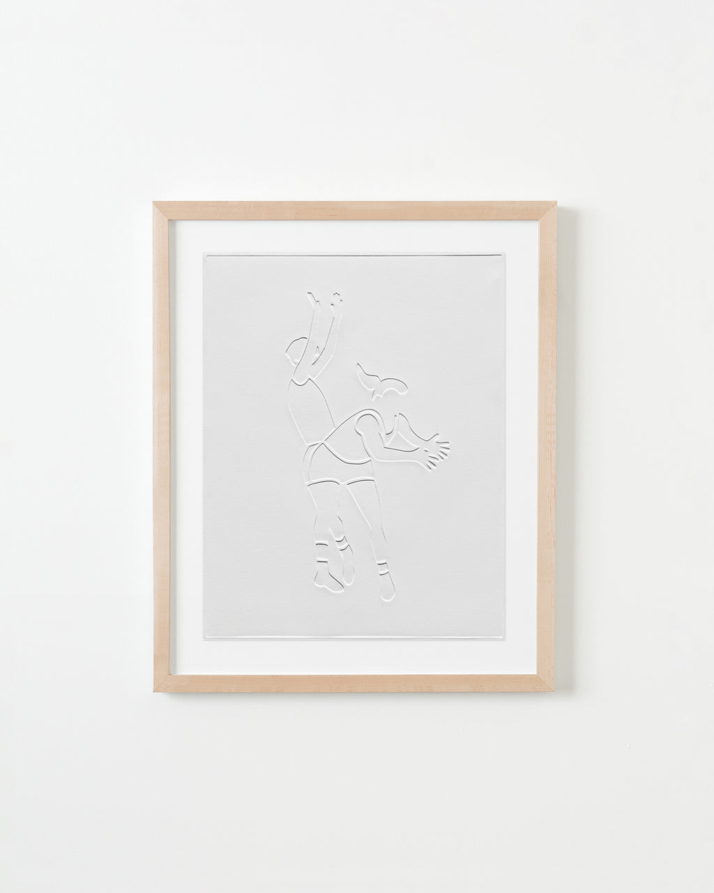 Print by Dana Bell titled "Two Play Basketball" - 4.