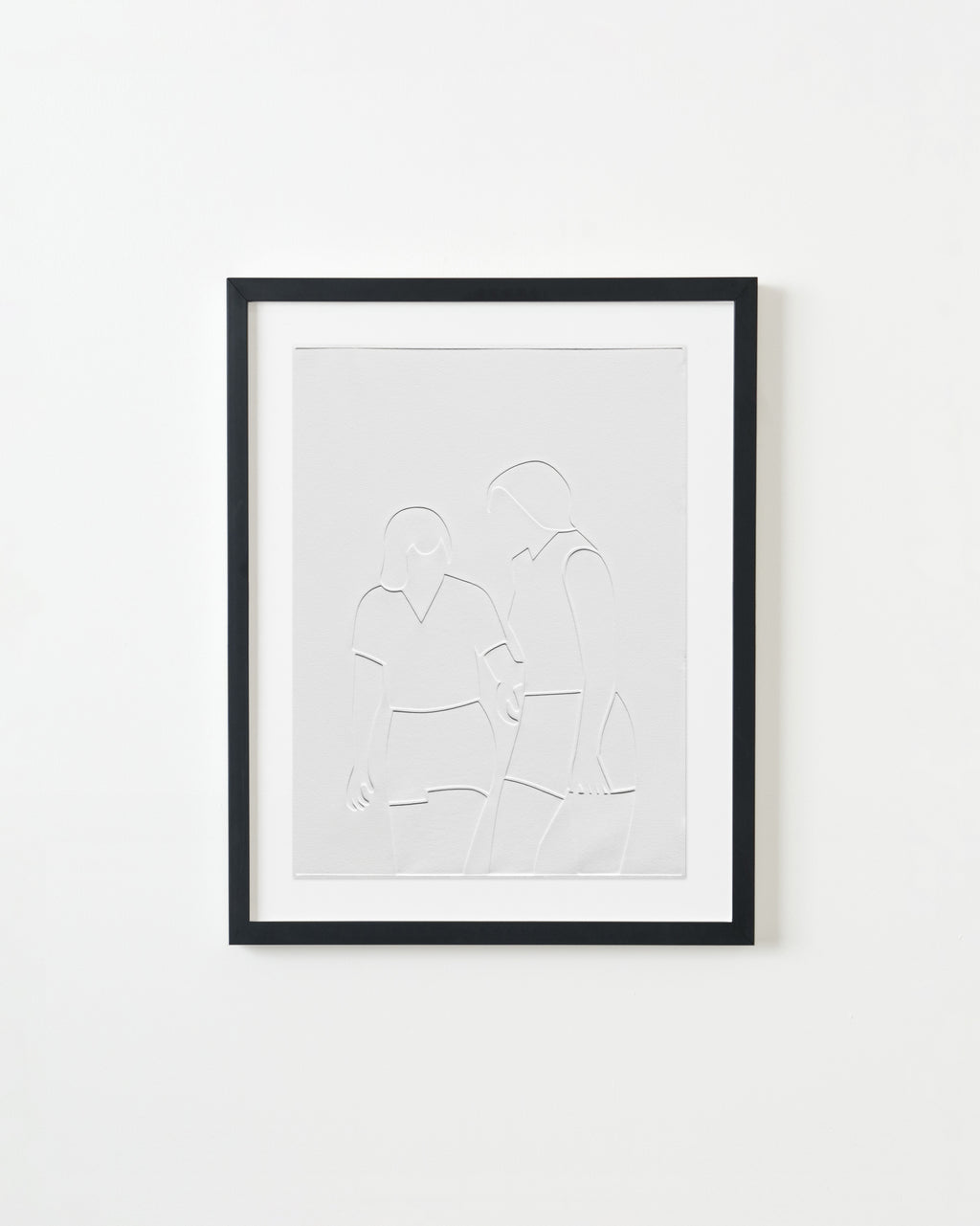 Print by Dana Bell titled "Two Towards Touch" - 3.