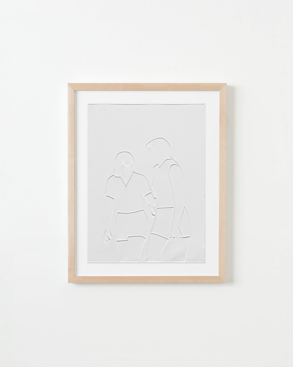 Print by Dana Bell titled "Two Towards Touch" - 4.