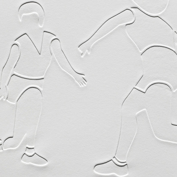 Print by Dana Bell titled "Two Twist Towards" - 5.