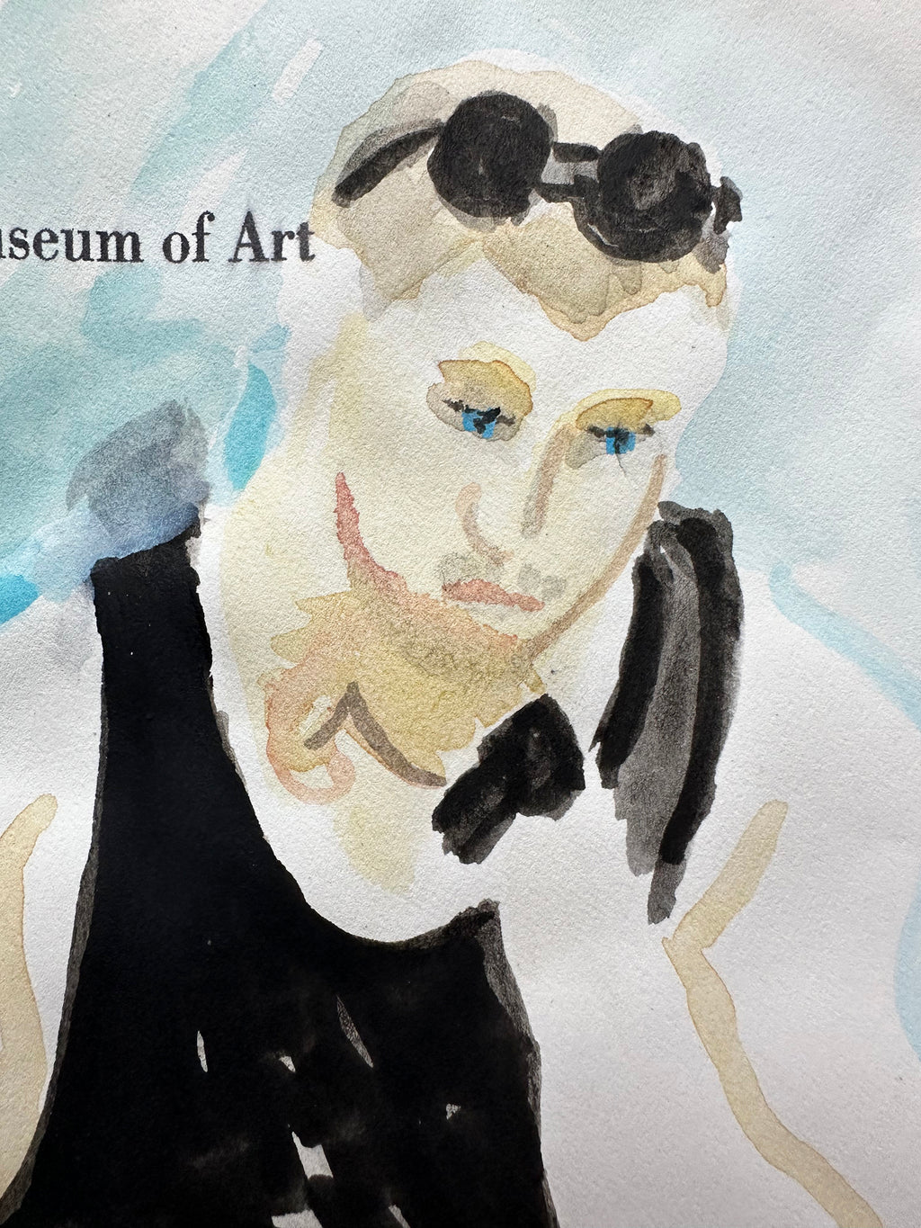 Painting by David Rhoads titled "Figure Drawing" - 4.