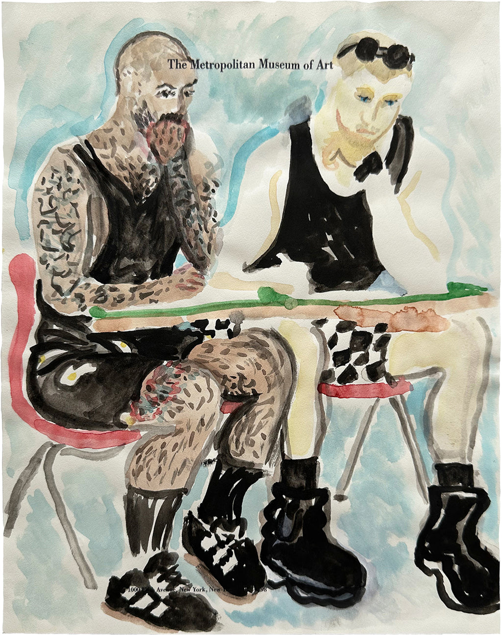 Painting by David Rhoads titled "Figure Drawing" - 2.