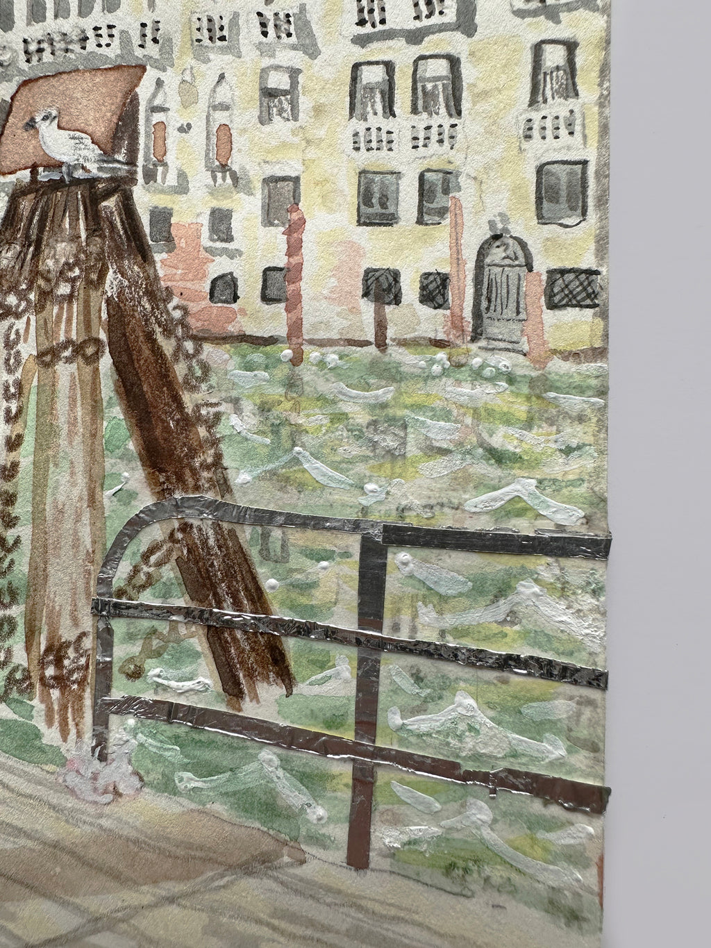 Painting by David Rhoads titled "The Grand Canal" - 4.